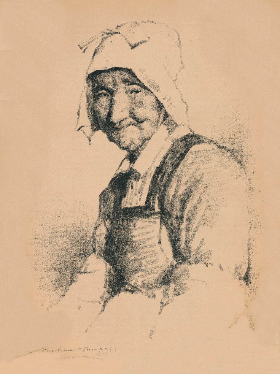 صورة لامرأة مسنة ، c1890 ، 1894 بواسطة مورتيمر لودينجتون مينبيس