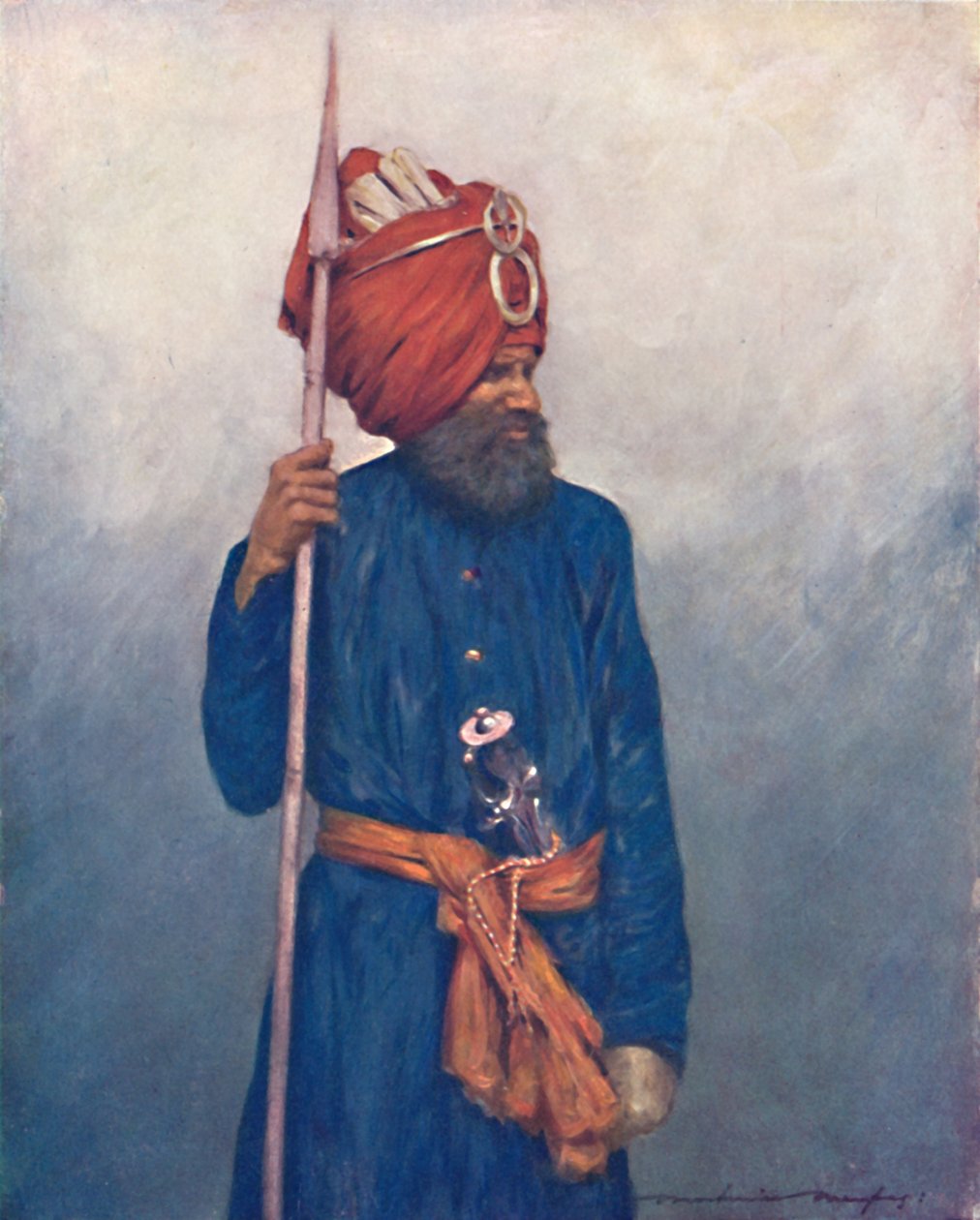 "حامل الرمح من Jind" ، 1903 بواسطة مورتيمر لودينجتون مينبيس