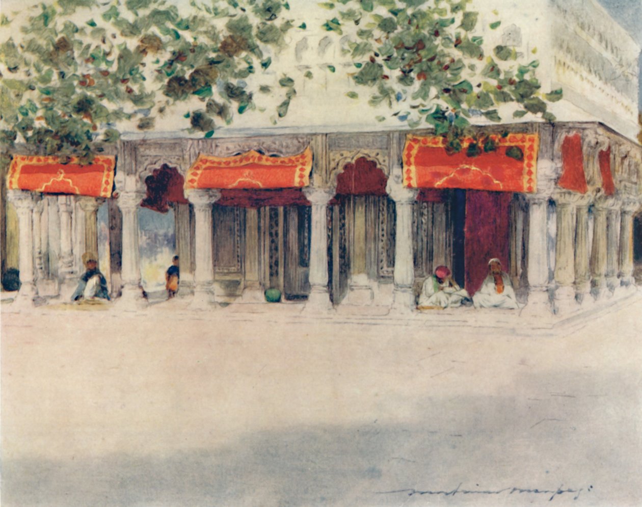 A Bara Durri at Delhi، 1905 بواسطة مورتيمر لودينجتون مينبس