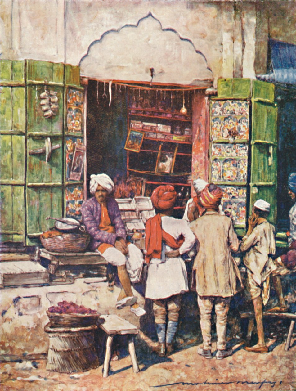كشك شعبي ، 1905 بواسطة مورتيمر لودينجتون مينبس