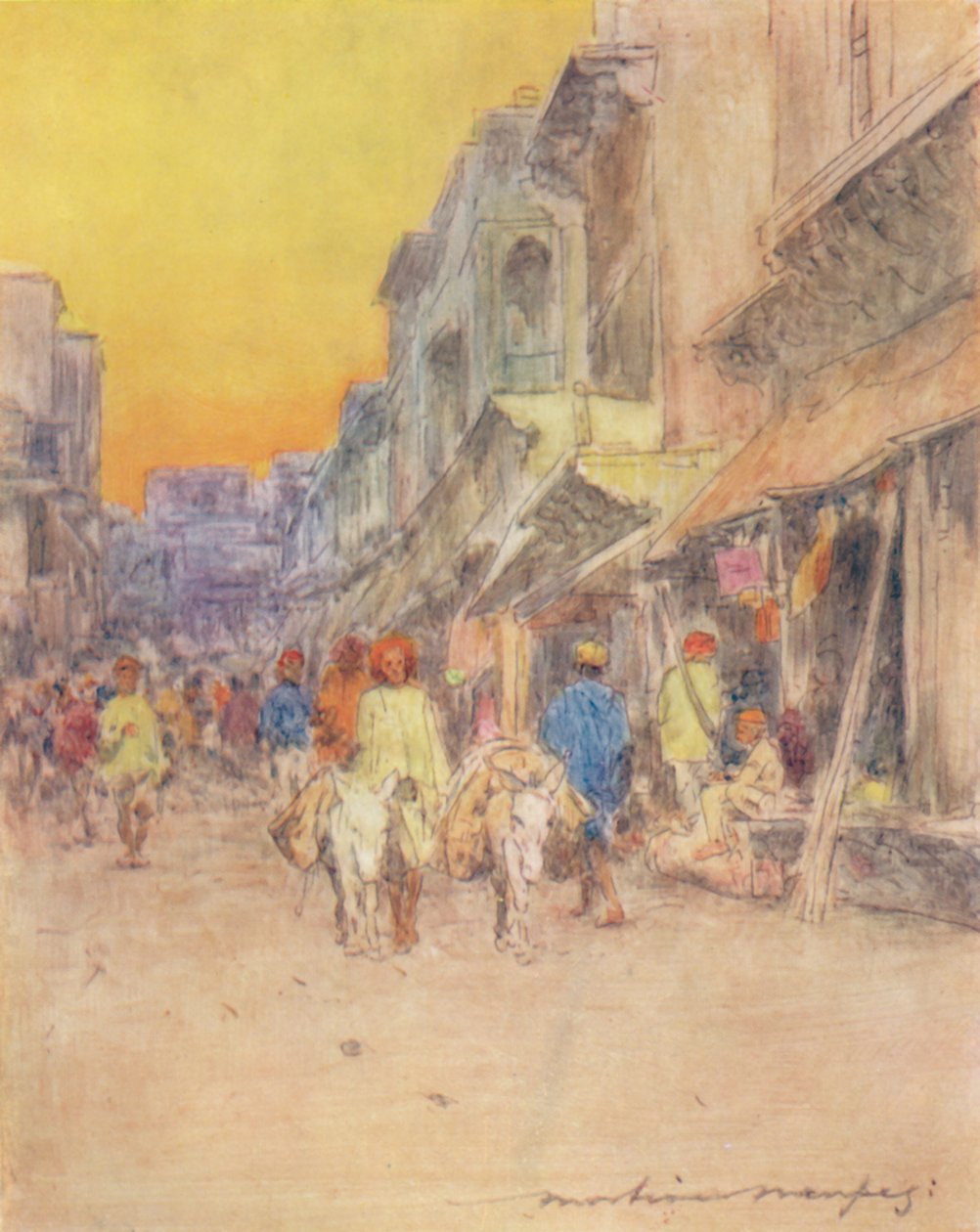 شارع هادئ ، 1905 بواسطة مورتيمر لودينجتون مينبس