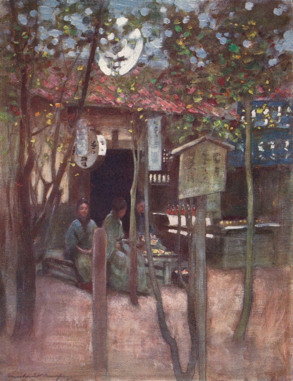 زهرة الشاي ، c1887 ، 1901 بواسطة مورتيمر لودينجتون مينبس