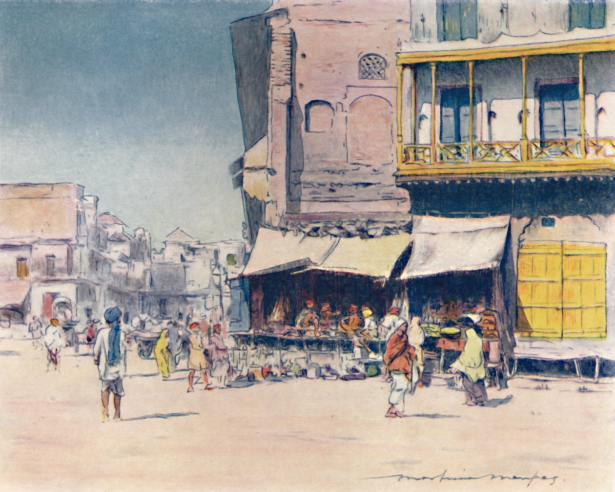 باعة الحبوب ، 1905 بواسطة مورتيمر لودينجتون مينبس