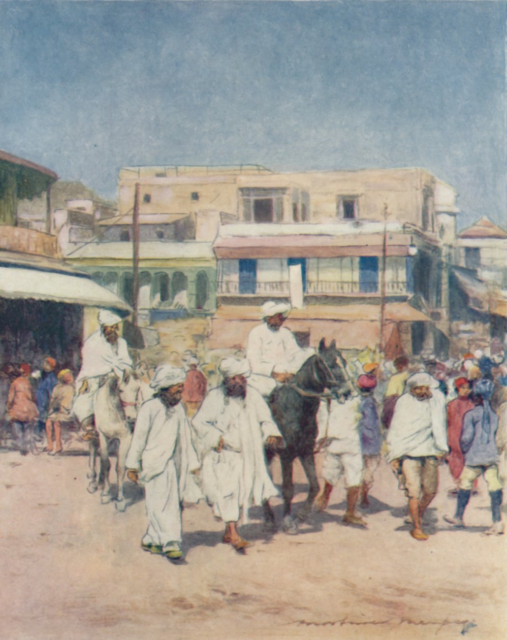رؤساء السكان الأصليين في دلهي ، 1905 بواسطة مورتيمر لودينجتون مينبس