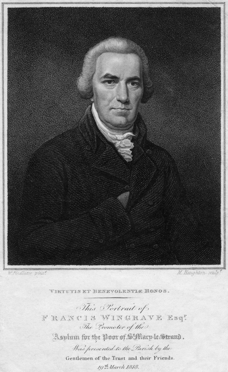 فرانسيس وينجراف c1789-1823 ، 1818. بواسطة موسى هوتون