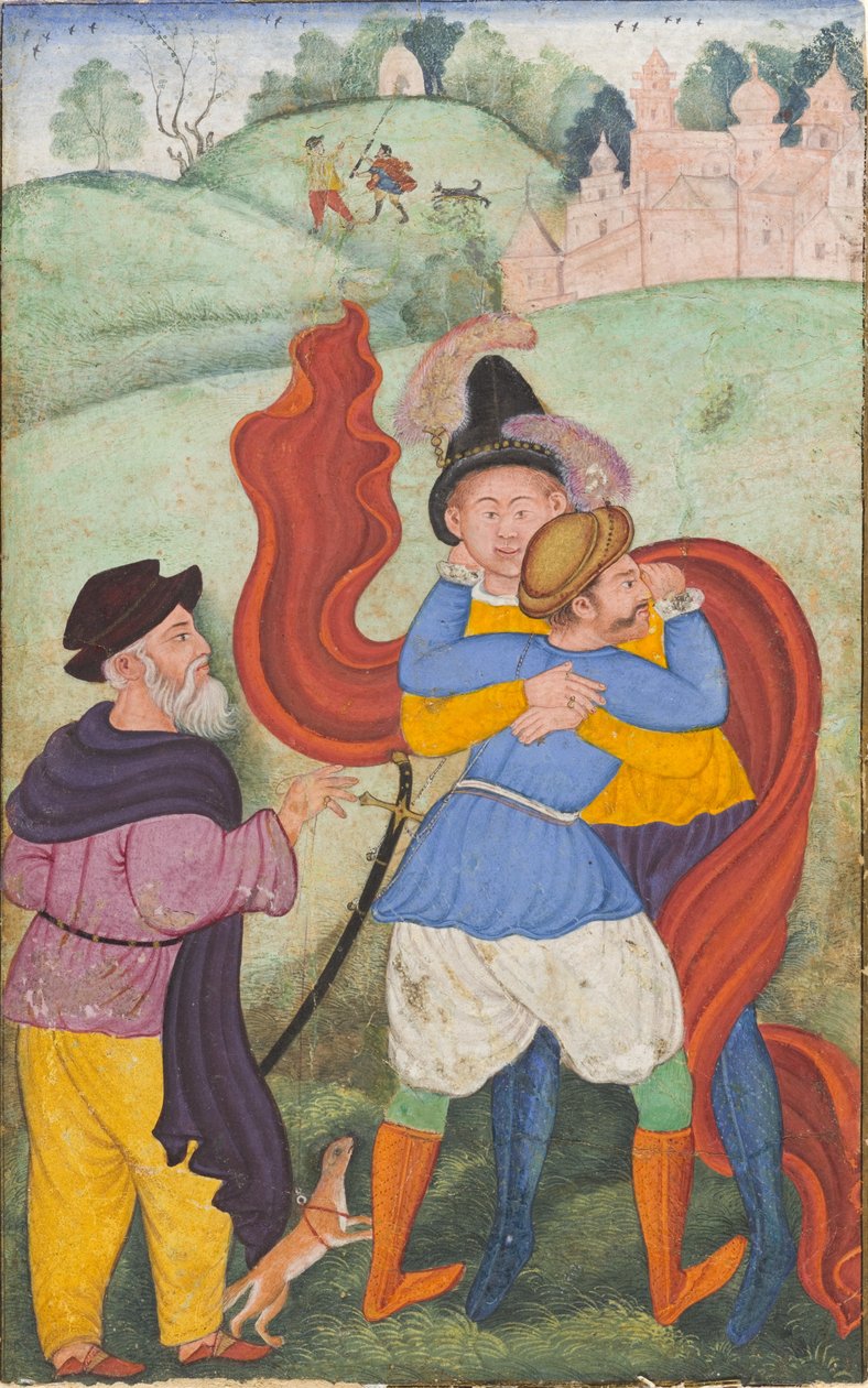 اعتناق الأوروبيين ، ج .1590 بواسطة مدرسة موغال