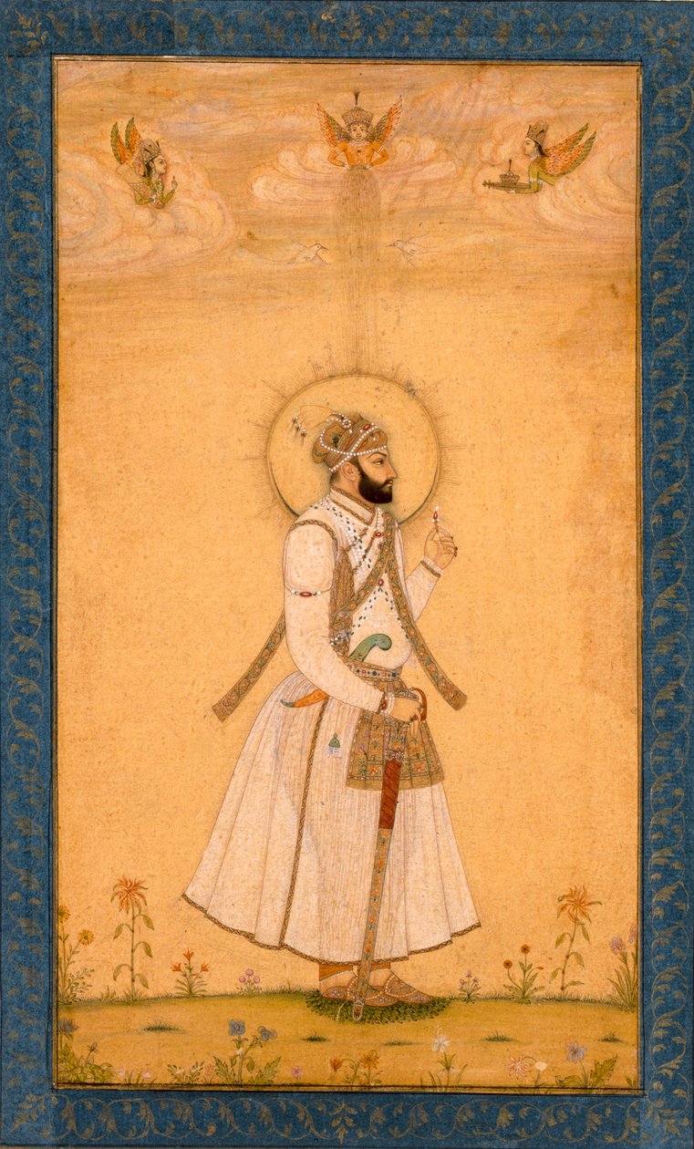 الإمبراطور Farrukhsiyar (1683-1719) من ألبوم Clive الكبير بواسطة مدرسة موغال