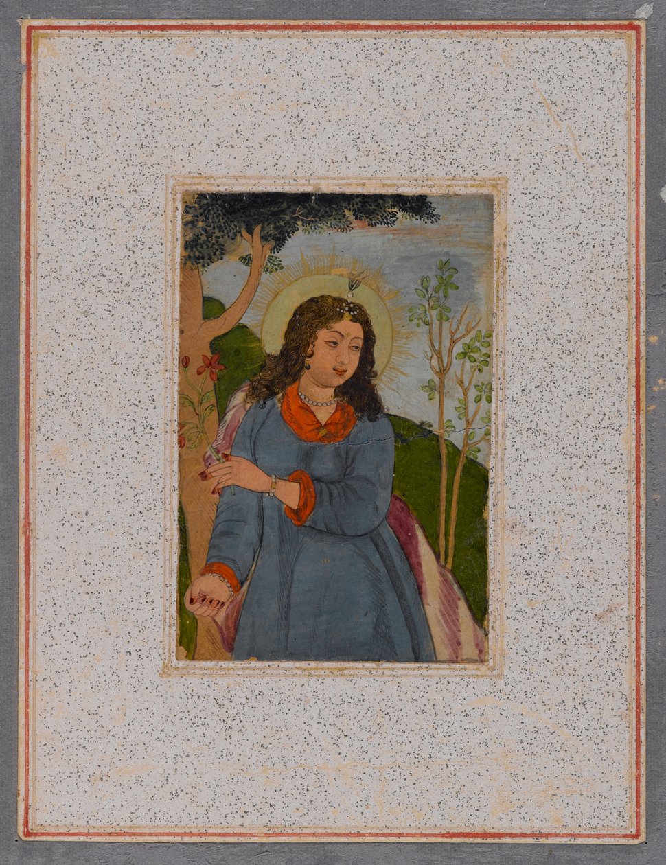 ملاك ، بعد عام 1675 (مرحاض على ورق) بواسطة مدرسة موغال