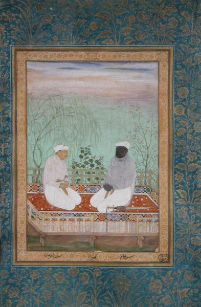 صور لاثنين من مالكي الأراضي ، راي بارو وجاسا جام من ولاية غوجارات ، حوالي عام 1618 (الغواش على ورق البرشمان) بواسطة مدرسة موغال