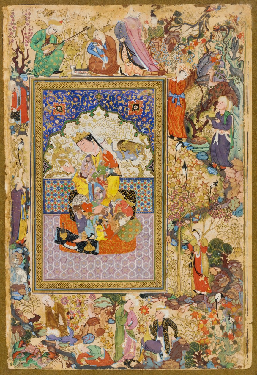 Muhammad Charif Musavvir and Muhammad Murâd Samarqandi, Seated princess بواسطة محمد مراد
