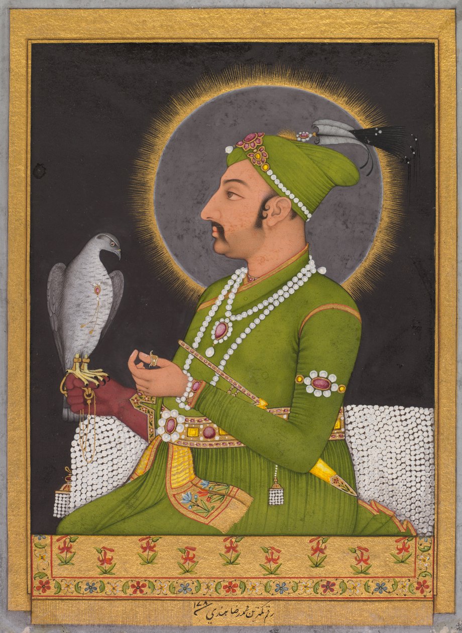 حكم بعد وفاته للإمبراطور المغولي محمد شاه 1719-1748 ... المستقيم ، 1764. بواسطة محمد رضوي هندي