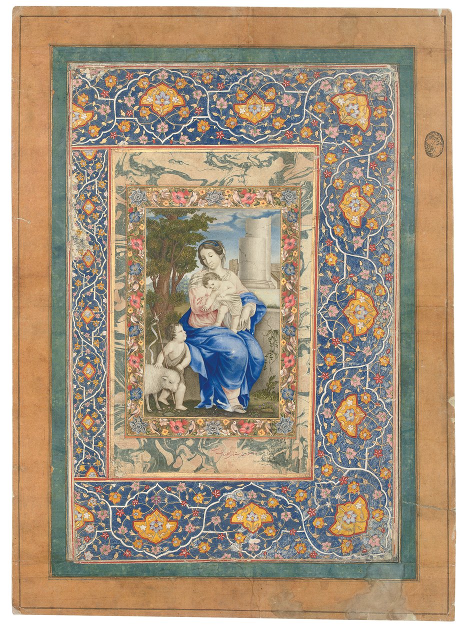 مادونا والطفل ، 1682-83 بواسطة محمد زمان