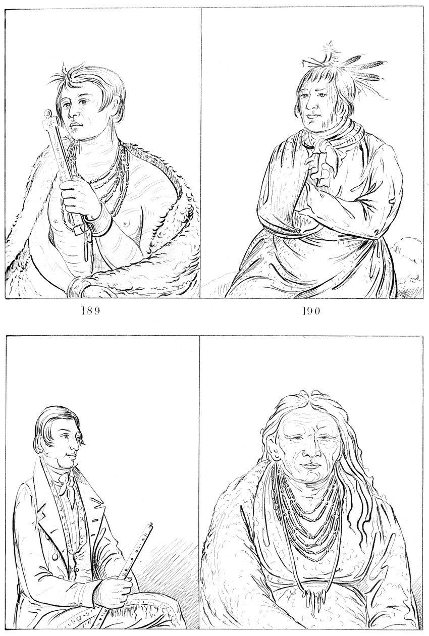 Potowatomies و Kaskasias ، 1841. بواسطة مايرز وشركاه