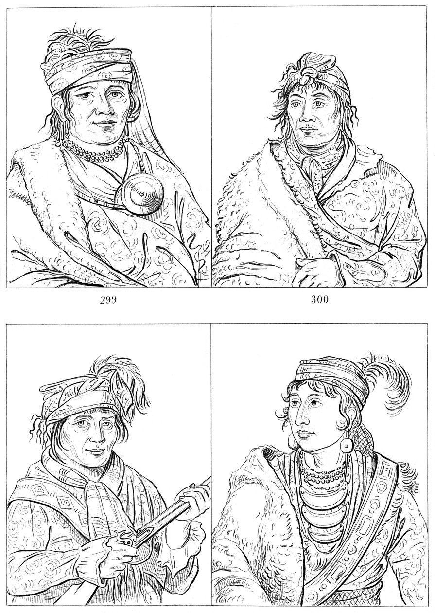 رؤساء سيمينول ، فورت مولتري ، كارولينا الجنوبية ، 1837-1838 1841. بواسطة مايرز وشركاه