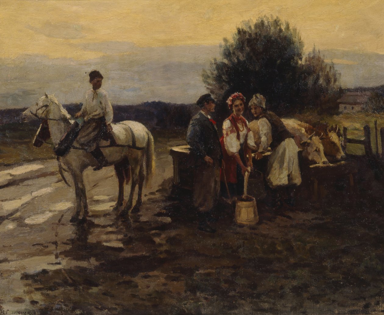 منافسيه بواسطة Mykola Kornylijowytsch Pymonenko
