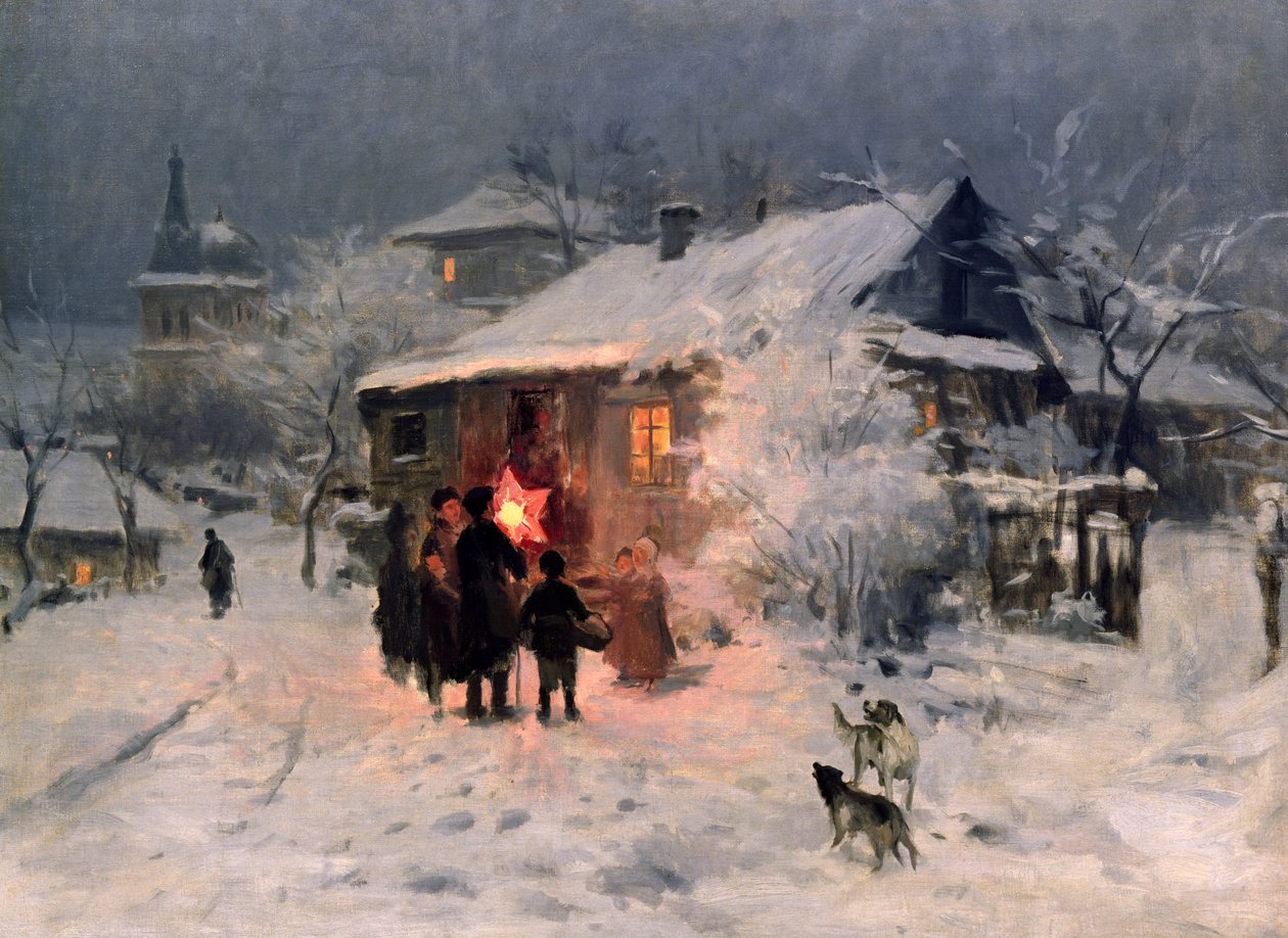 كارول عيد الميلاد في أوكرانيا بواسطة Mykola Kornylijowytsch Pymonenko