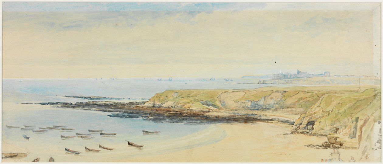 Tynemouth من Cullercoats (bodycolour) بواسطة مايلز بيركت فوستر