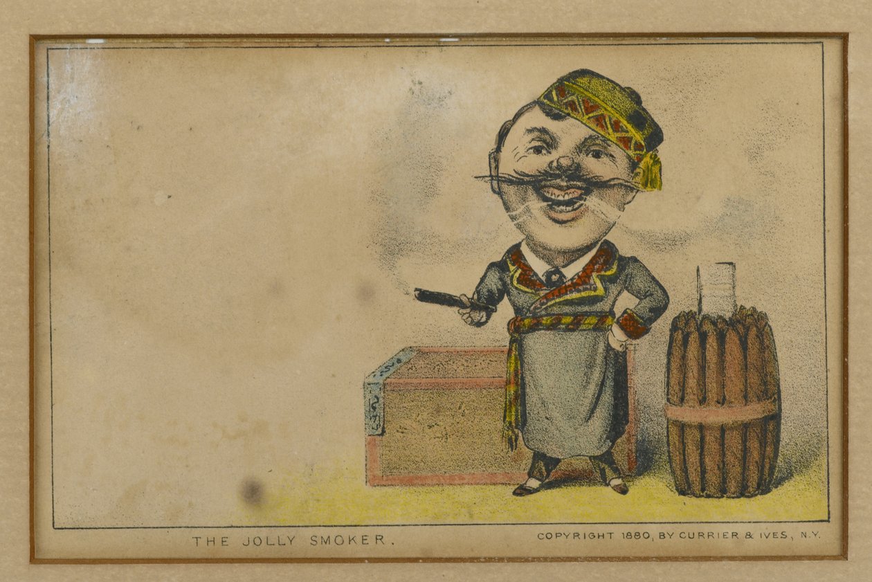 جولي المدخن ، 1880 بواسطة N. and Ives، JM Currier