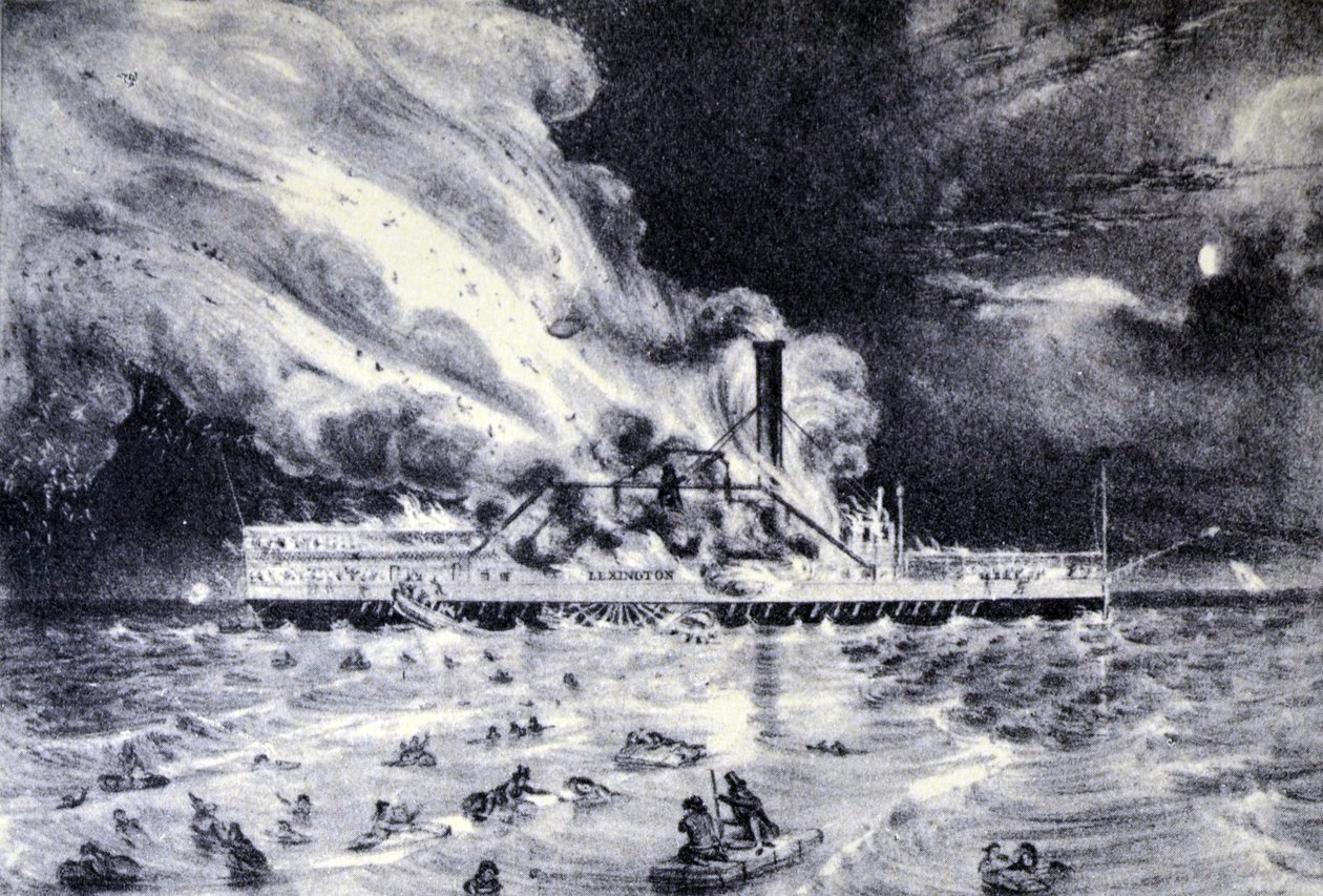 Currier & Ives Illustration القرن التاسع عشر. ليكسينغتون ، الملك الكبير للعشب ومول المتسابقين بواسطة N. and Ives، JM Currier