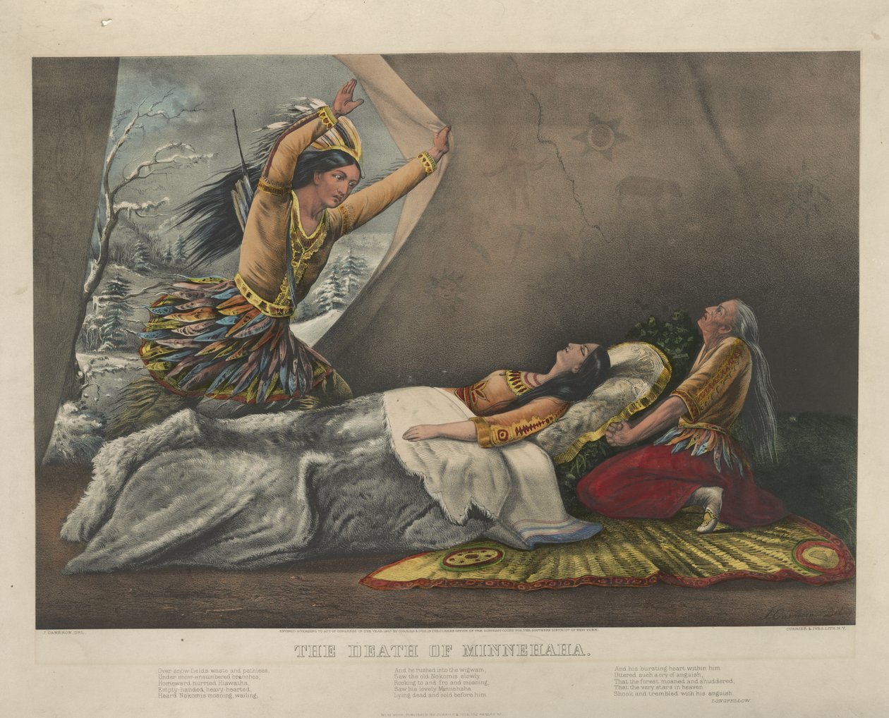 وفاة منيحة ، 1867 بواسطة ناثانيل كورير
