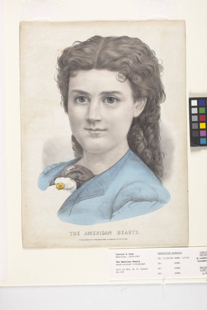 الجمال الأمريكي (ليثوجراف ملون يدويًا) بواسطة N. and Ives JM (1824 95) Currier