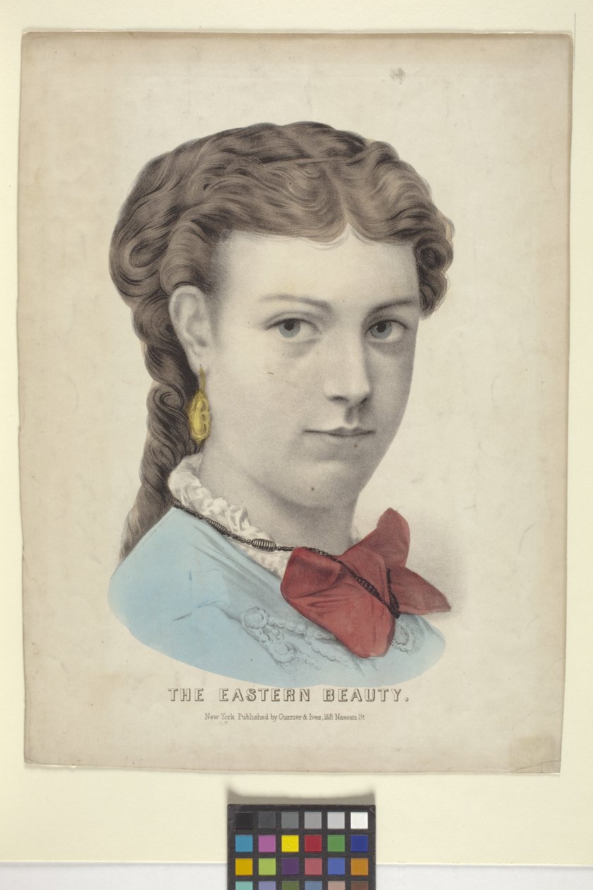 الجمال الشرقي (ليثوجراف ملون يدويًا) بواسطة N. and Ives JM (1824 95) Currier