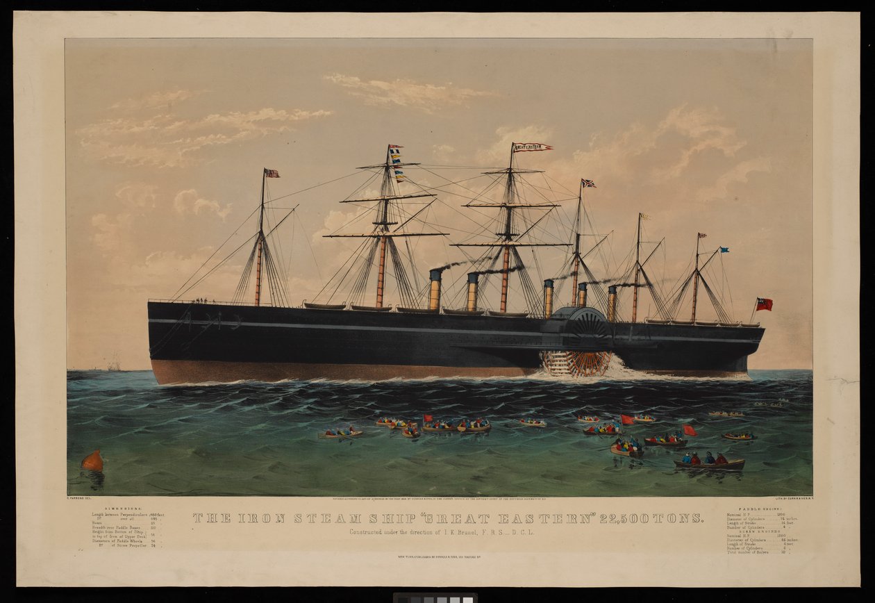  بواسطة ن. وإيفز جيه إم (1824-95) كوريير