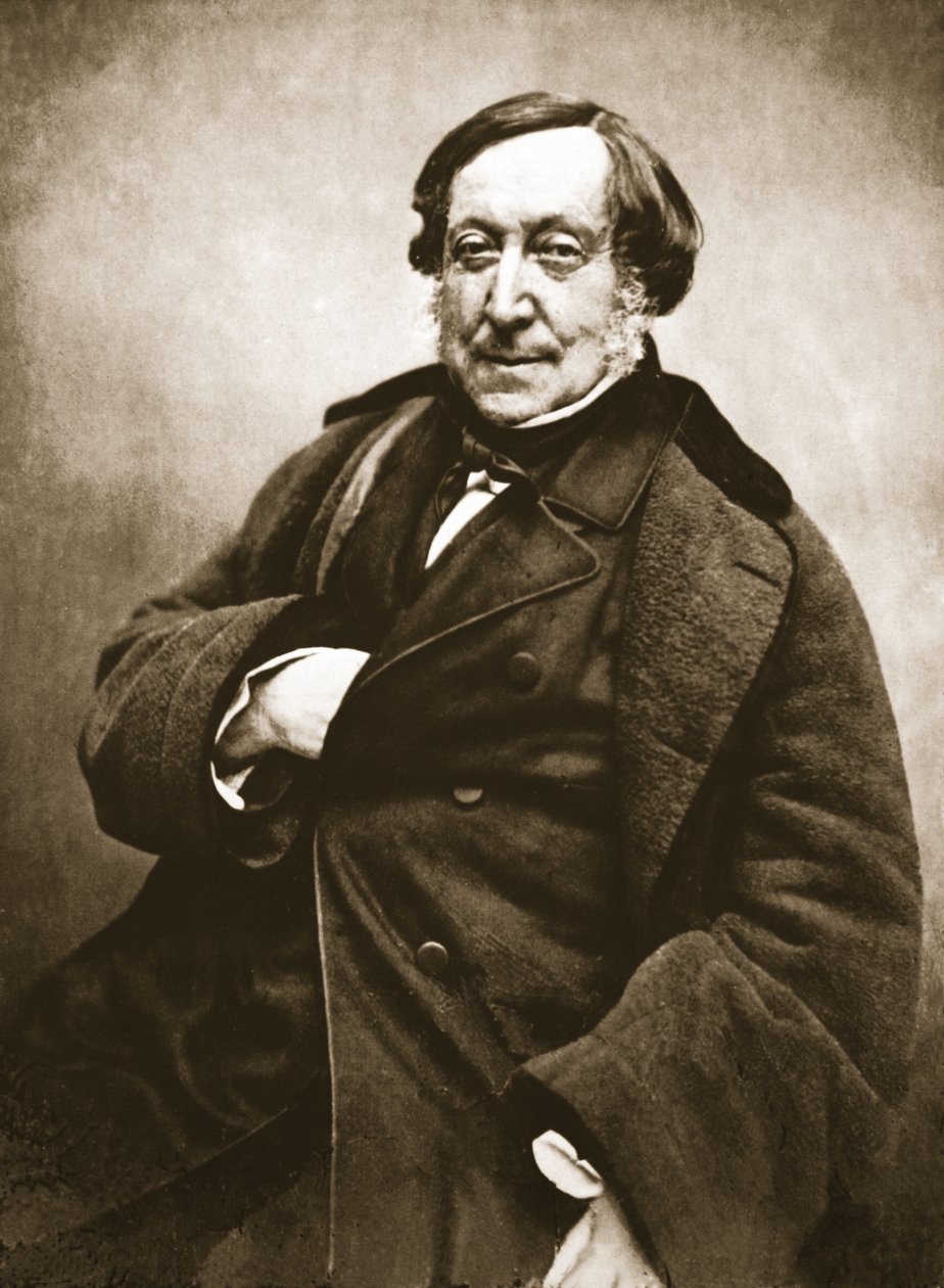 جيوشينو روسيني ، 1856 (حفر ضوئي) بواسطة نادار
