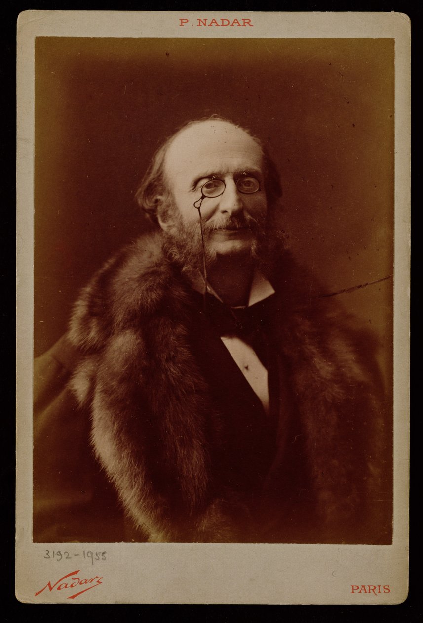 جاك أوفنباخ (1819-1880) ، مؤلف موسيقي ، صورة شخصية بواسطة نادار