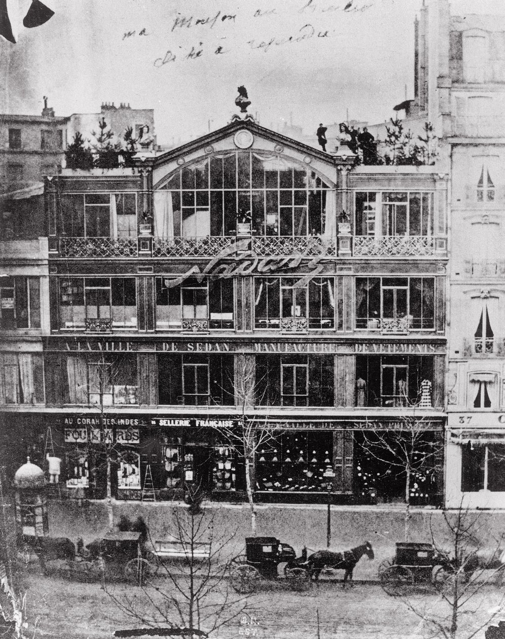 ستوديو نادار في 35 Boulevard des Capucines ، باريس ، c.1855 بواسطة نادار