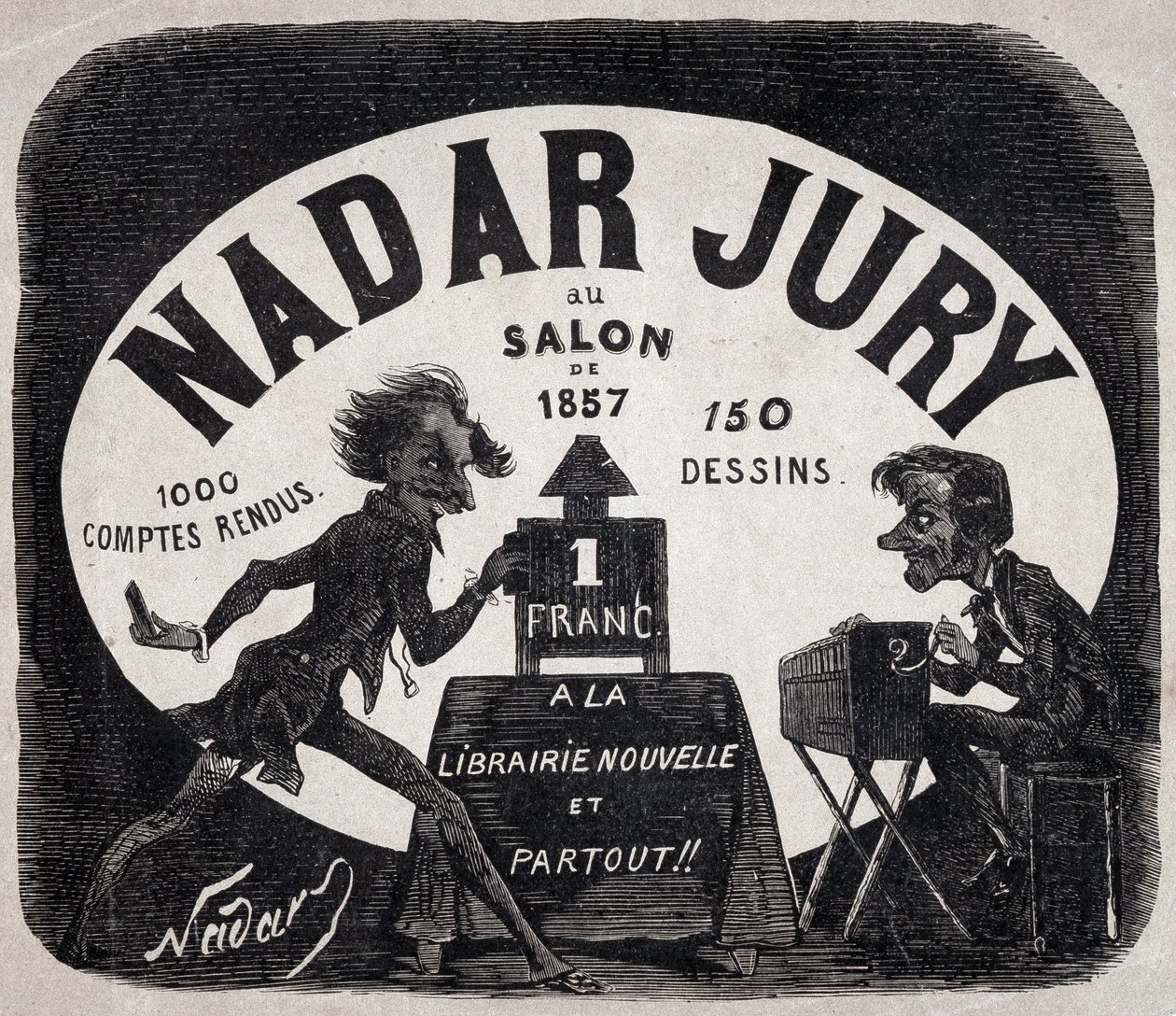 Album “Nadar jury au salon de 1857”  بواسطة نادار