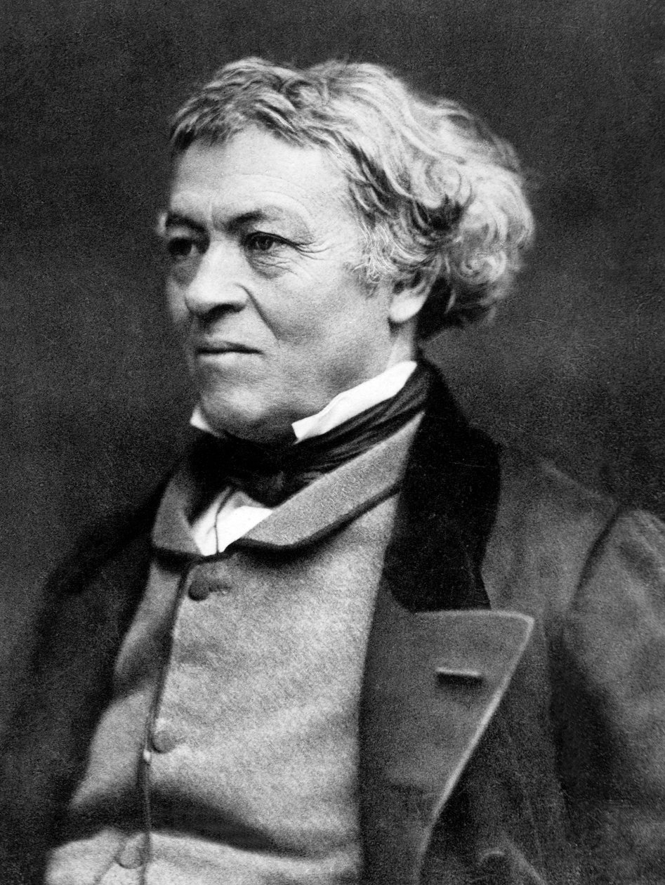 Jean-Baptiste Camille Corot (1796-1875) french painter, photo by Nadar, c. 1860 بواسطة نادار