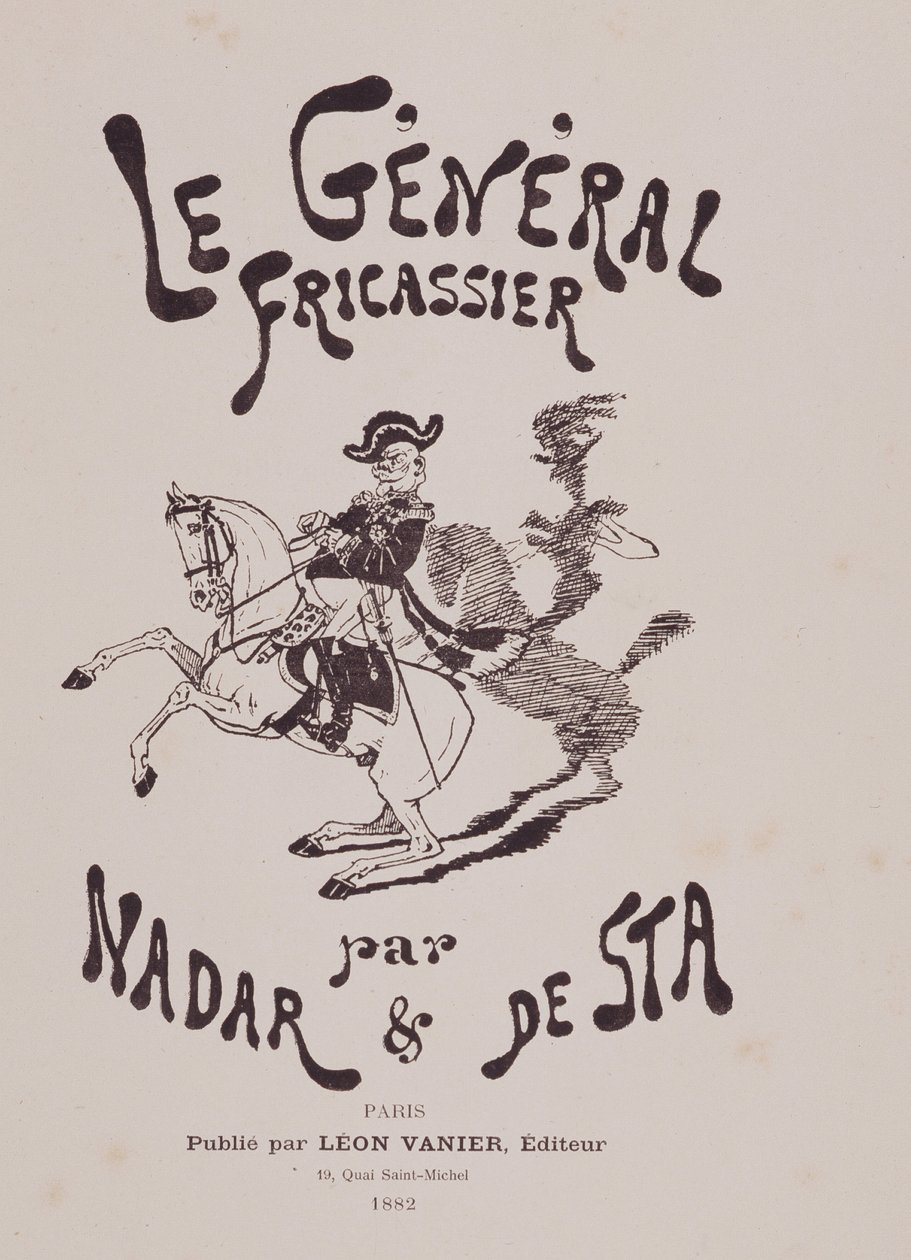 كتاب "المقلاة العامة" لجاسبارد فيليكس تورناشون ديت فيليكس نادار (1820-1910) وهنري دي ستا (1846-1920). محرر ليون فانيير بواسطة نادار