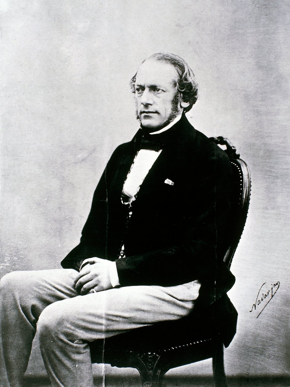 Charles-Auguste de Bériot (b/w photo) بواسطة نادار