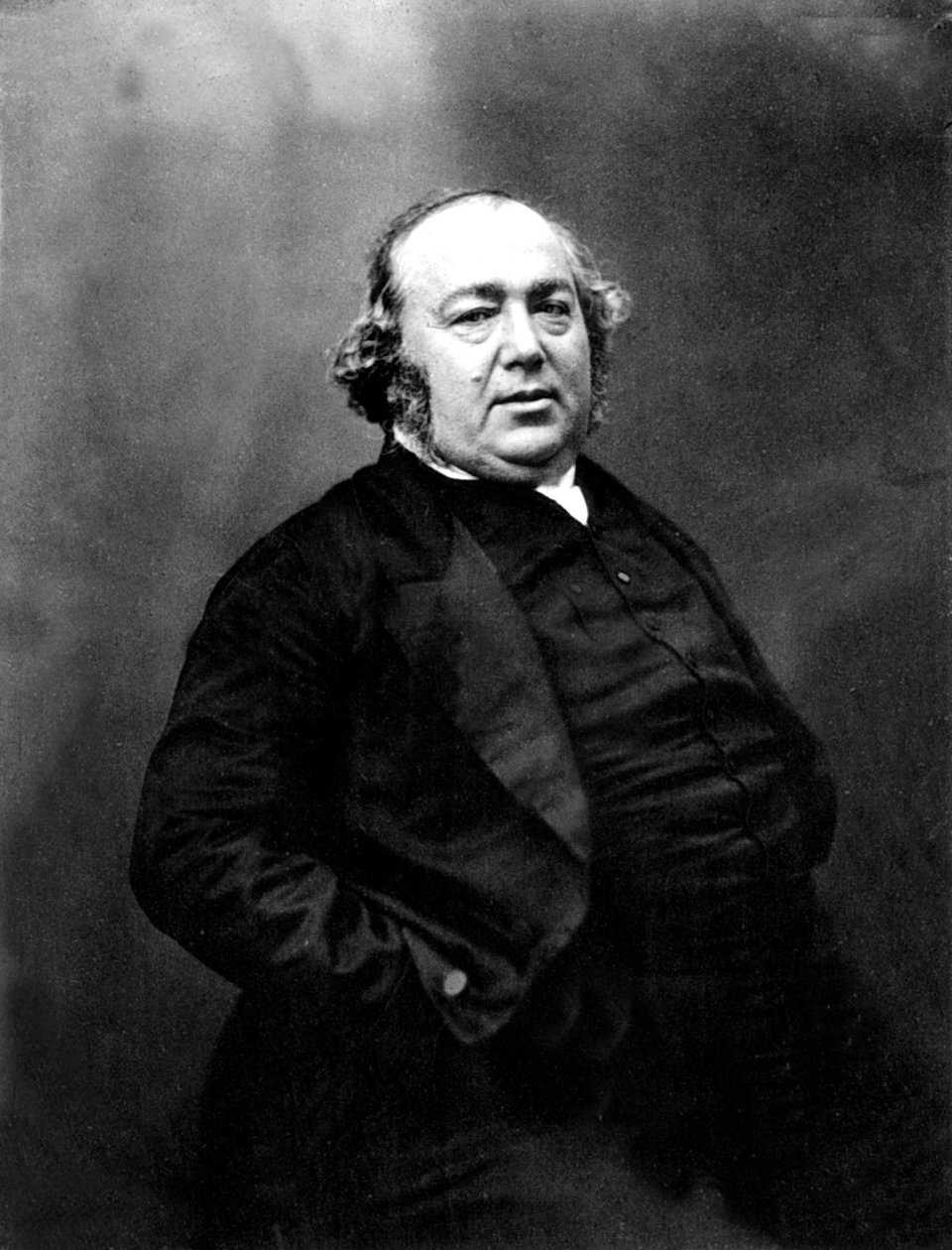 French critic Jules Janin, photographed by Nadar, c.1855 بواسطة نادار