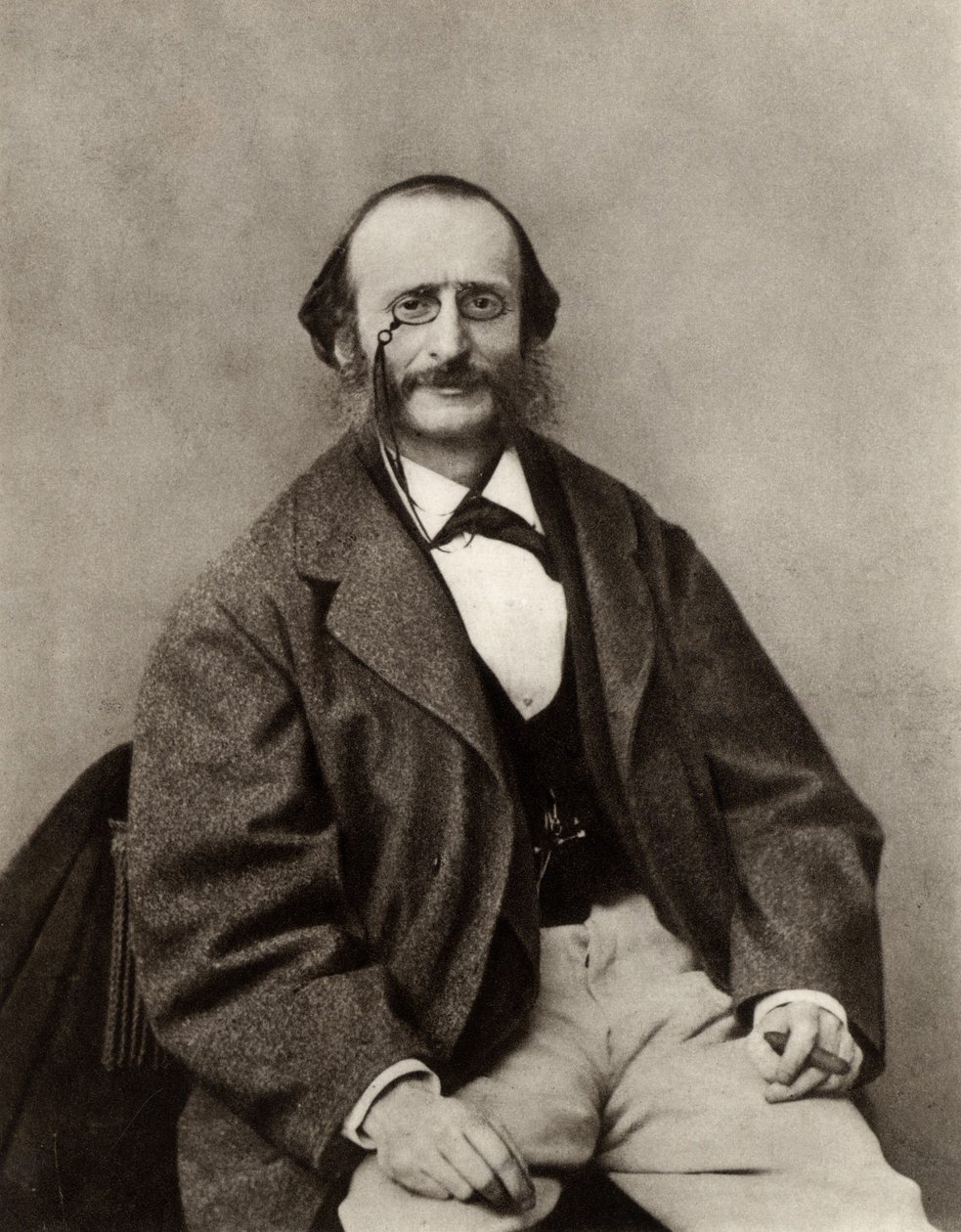 جاك أوفنباخ (1819-1880) (b / w photo) بواسطة نادار