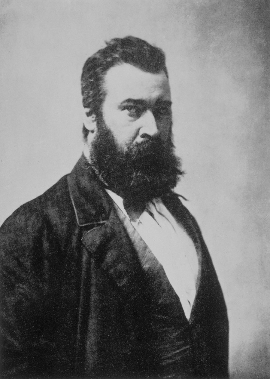 Jean-Francois Millet (1814-1875), French painter, photograph by Nadar بواسطة نادار
