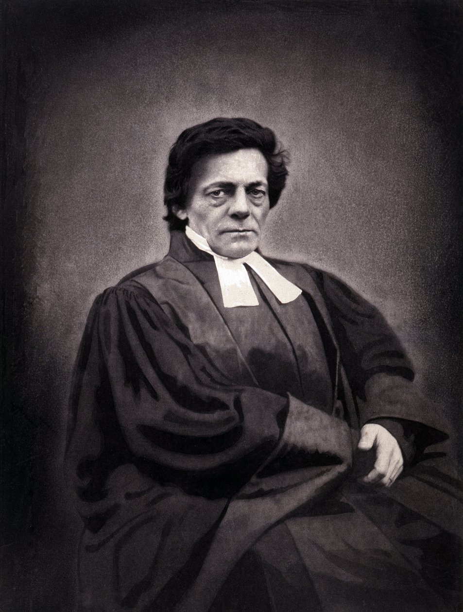 صورة لألفونس مونود ، قس من أصل سويسري (1802-1856) بواسطة نادار