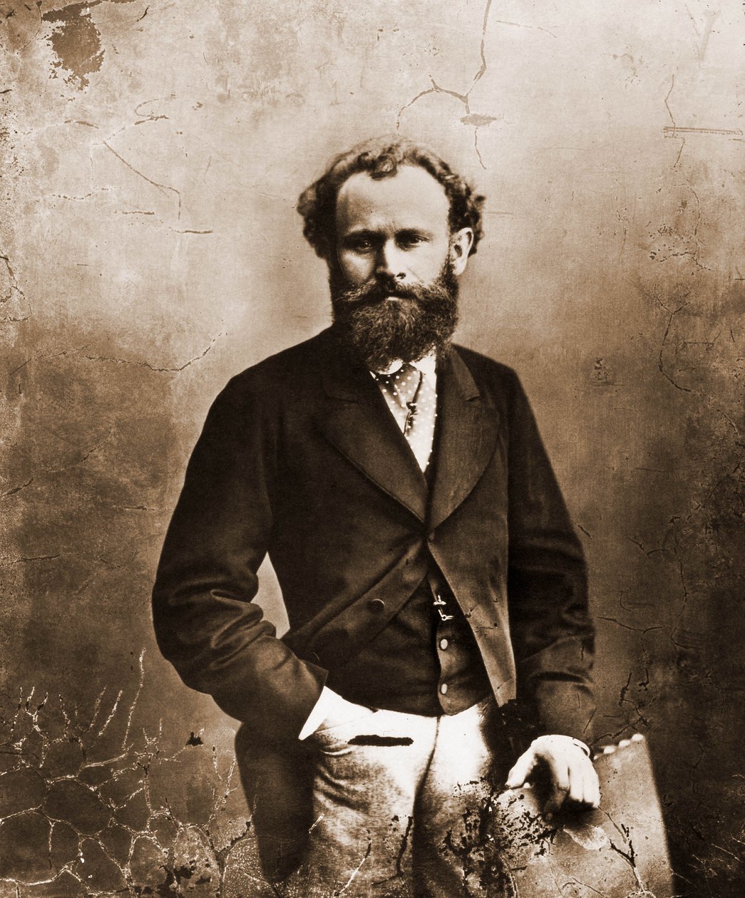 صورة لإدوارد مانيه ، رسام 1832-1883 (صورة) بواسطة نادار