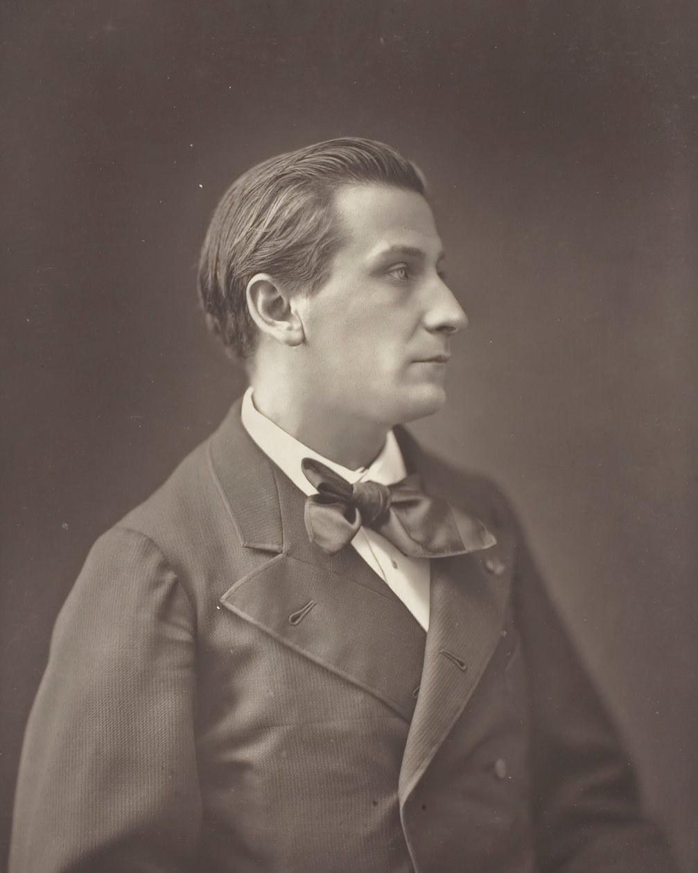 فرانسوا كوبي شاعر وروائي فرنسي ، 1842-1908 ، ج. 1876. بواسطة نادار
