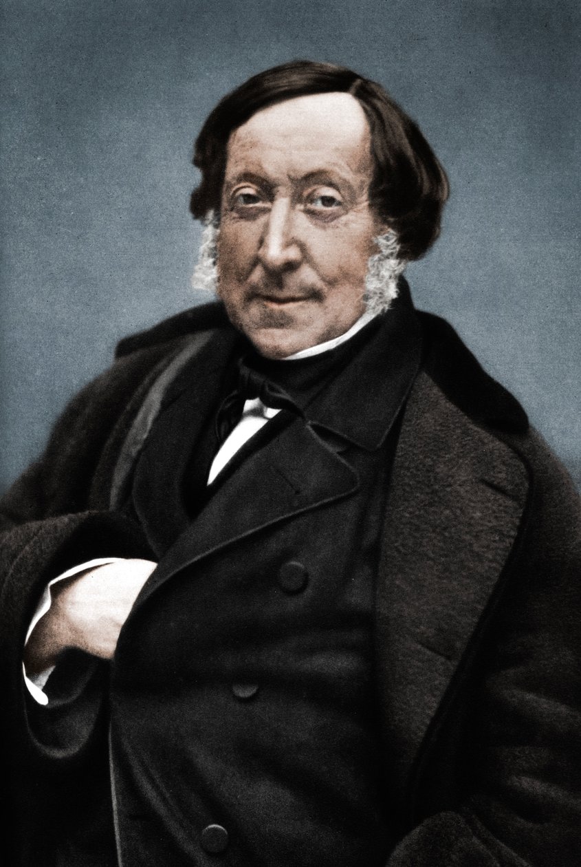 Gioachino Rossini 1792-1868 ، مؤلف إيطالي بواسطة نادار
