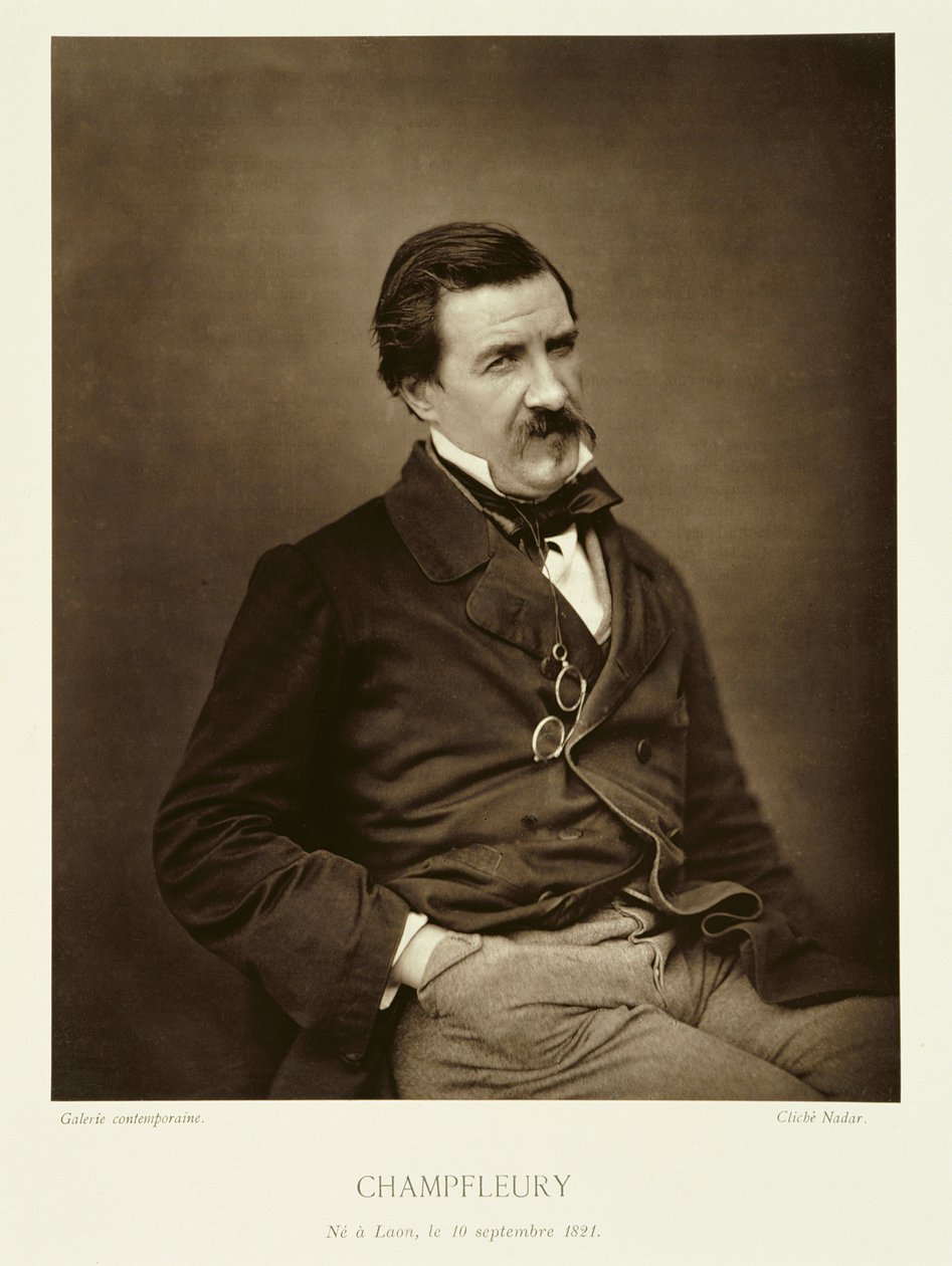 Jules Francois Felix Husson ، "Champfleury" (1821-1889) ، من "Galerie Contemporaine" ، c.1874-78 بواسطة نادار