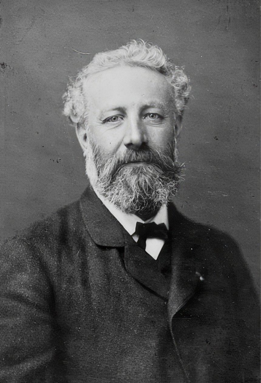 جول فيرن (1828-1905). مؤلف فرنسي. حوالي عام 1880 بواسطة نادار
