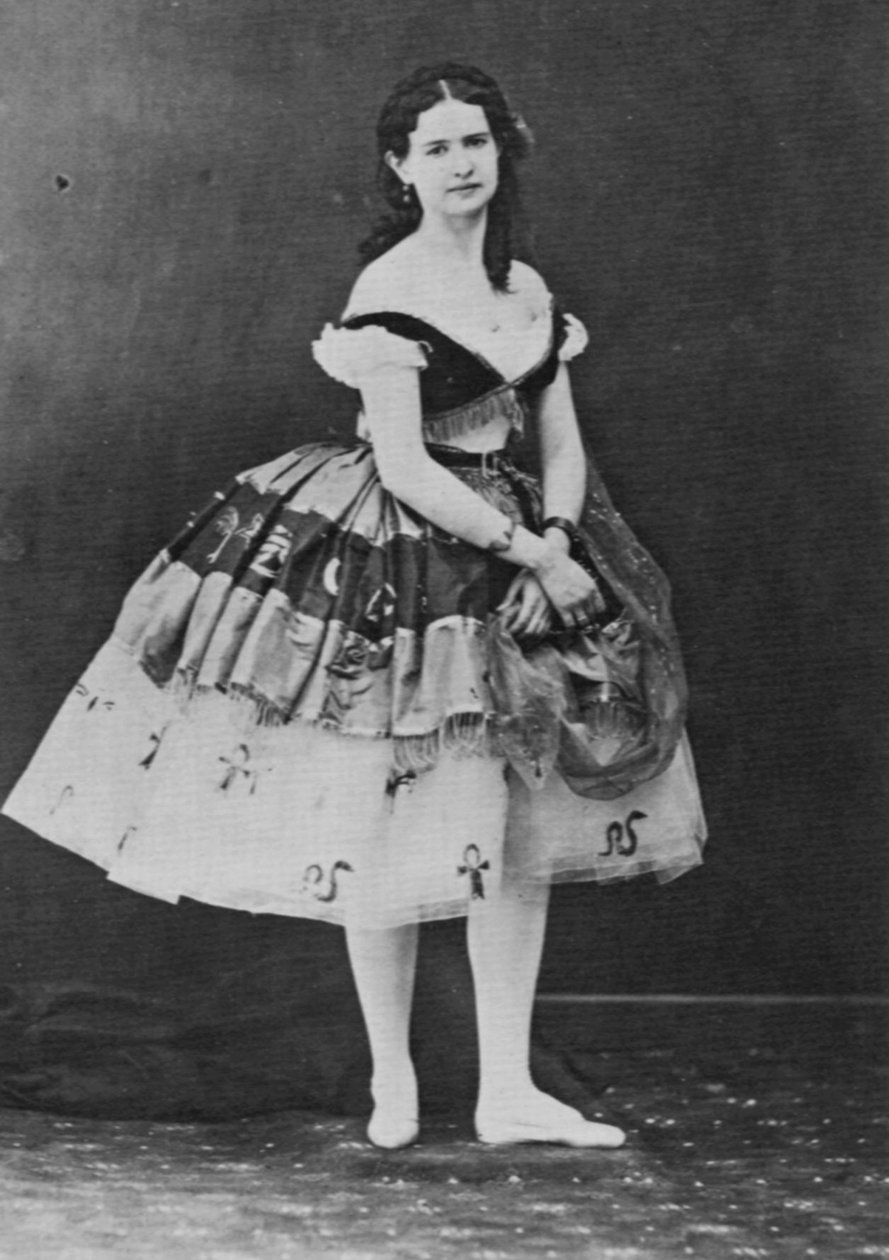 ماريا سوروفشيكوفا بيتيبا ، راقصة باليه روسية ، c1861 بواسطة نادار