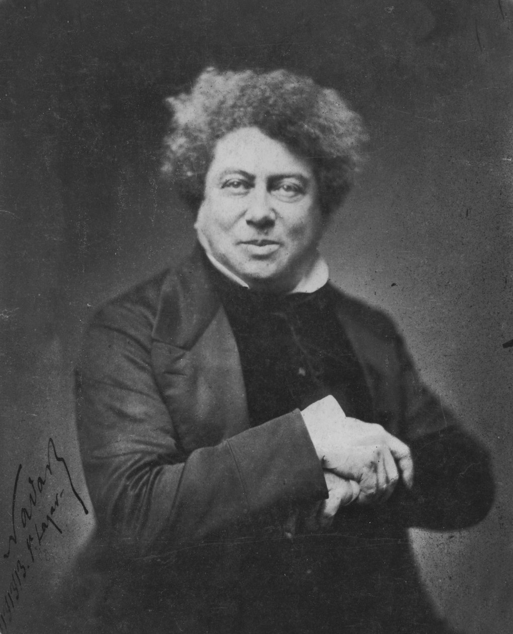 صورة الكسندر دوماس ، 1855 بواسطة نادار