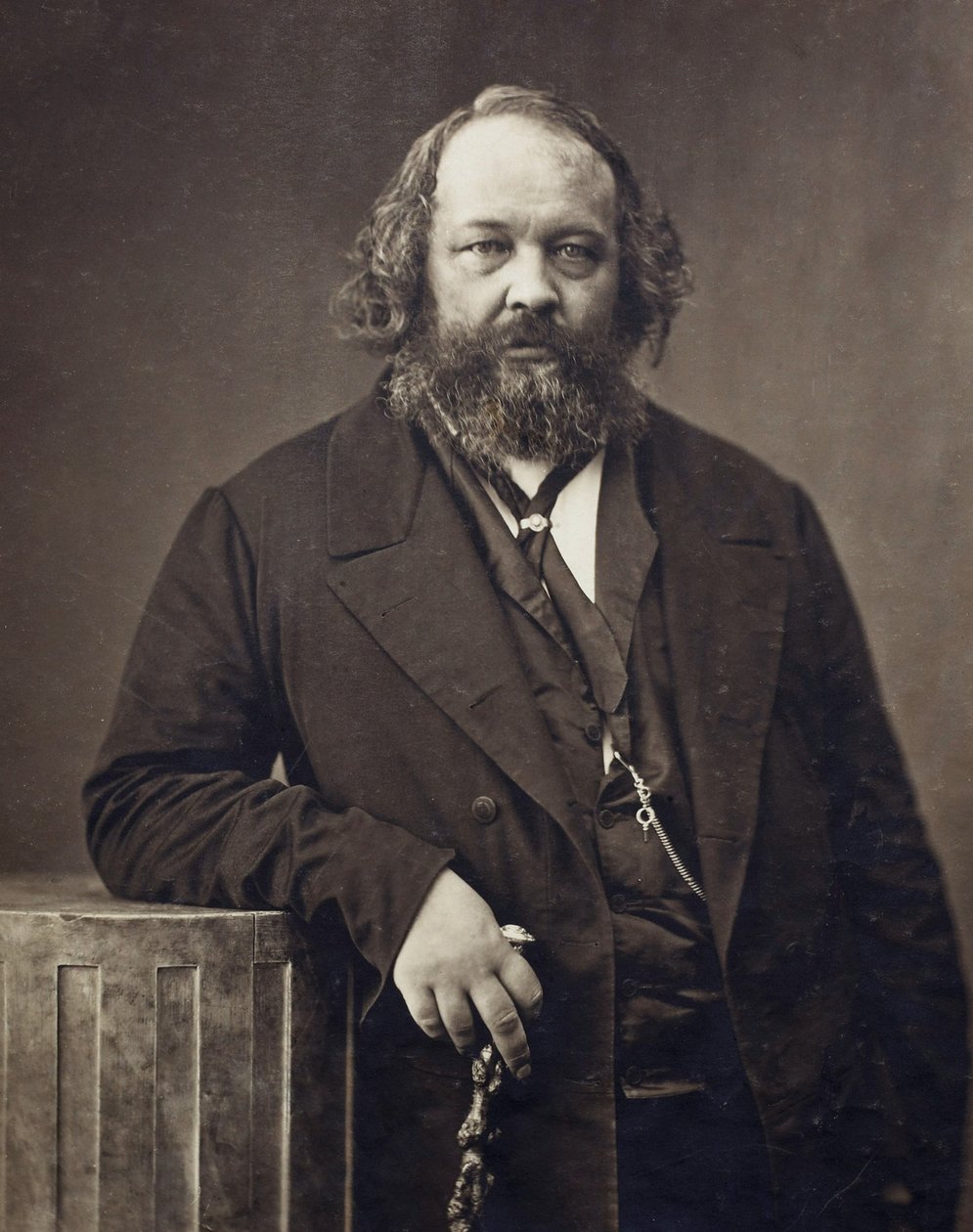 صورة ميخائيل ألكسندروفيتش باكونين 1814-1876 ، كاليفورنيا 1860 بواسطة نادار