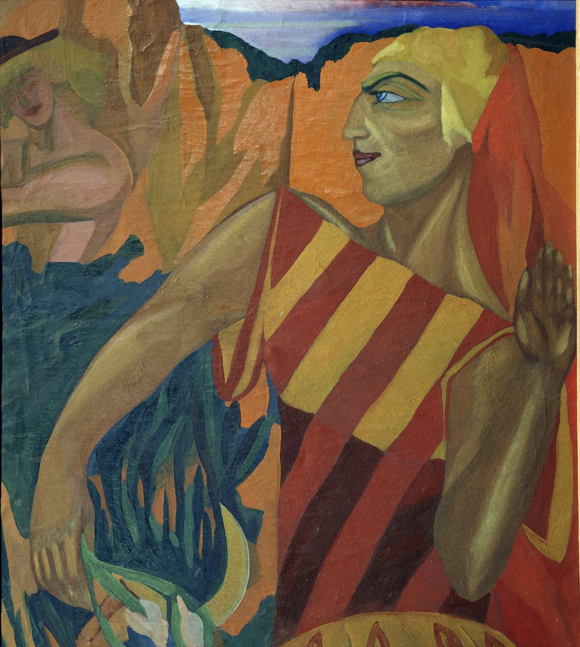 المدية. تصميم أزياء الباليه الصوف الذهبي ، 1915 بواسطة Nadezhda Vladimirovna Lermontova