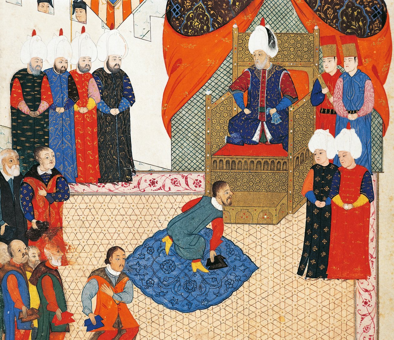 The Reception of the Hungarian Crown Prince, Zsigismond Janos by Suleyman I on 29th June بواسطة نقاص عثمان