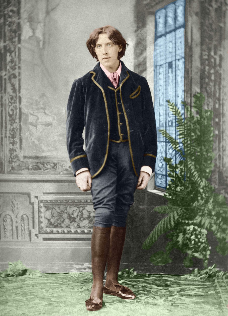 أوسكار وايلد (1854-1900) حوالي عام 1882 (صورة) بواسطة نابليون ساروني