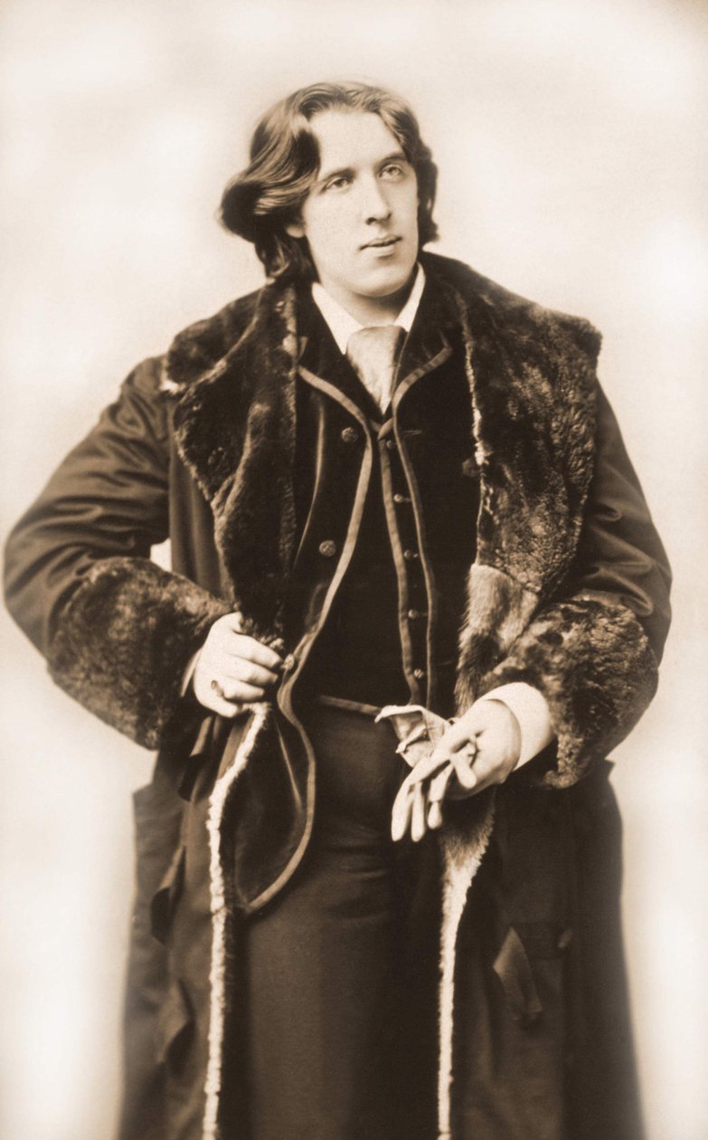 أوسكار وايلد (1854-1900) حوالي عام 1882 بواسطة نابليون ساروني (1821-1896). بواسطة نابليون ساروني